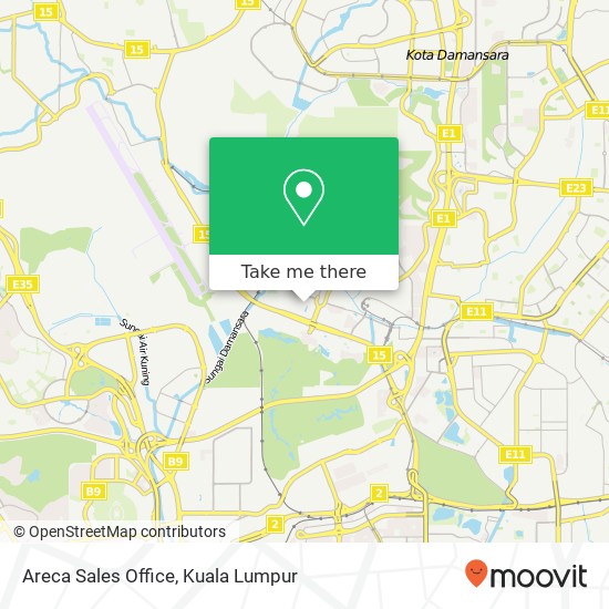 Areca Sales Office map