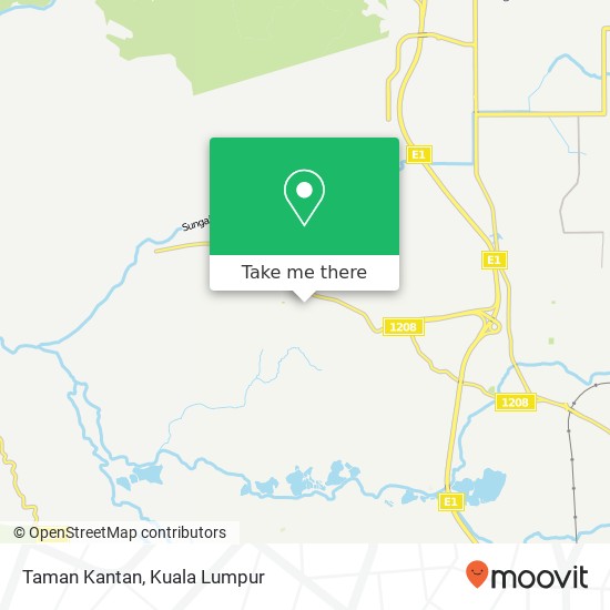 Taman Kantan map