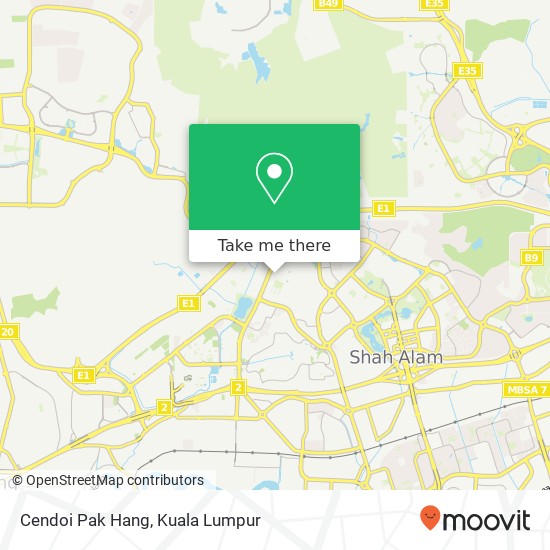 Cendoi Pak Hang map