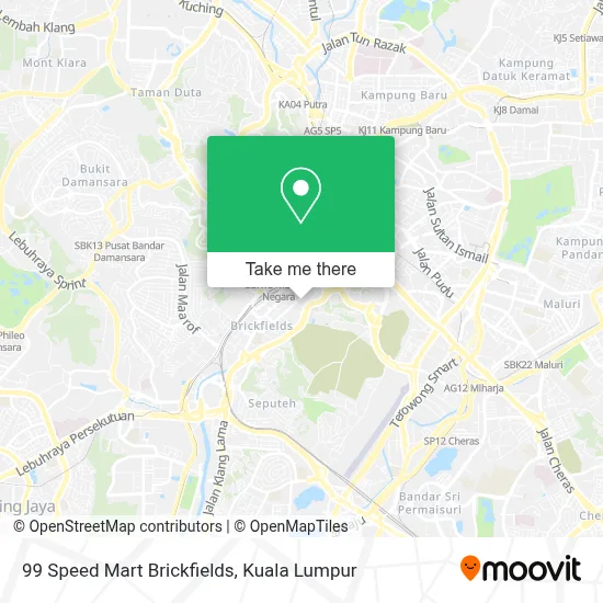 99 Speed Mart Brickfields map