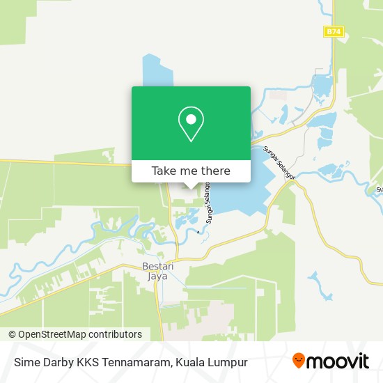 Peta Sime Darby KKS Tennamaram