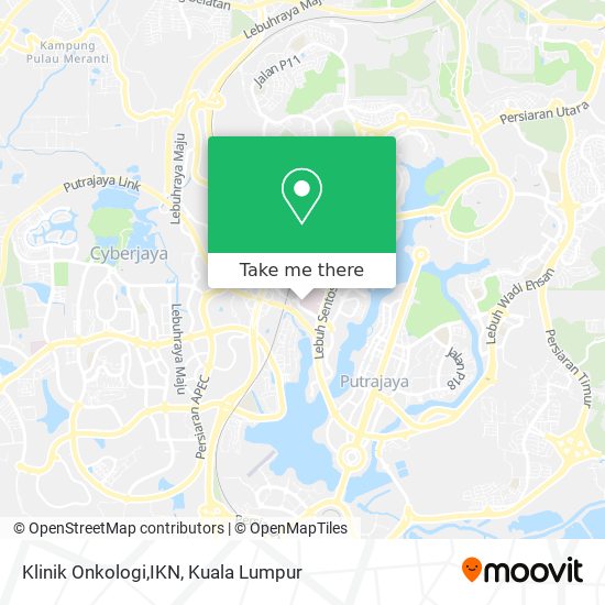 Klinik Onkologi,IKN map