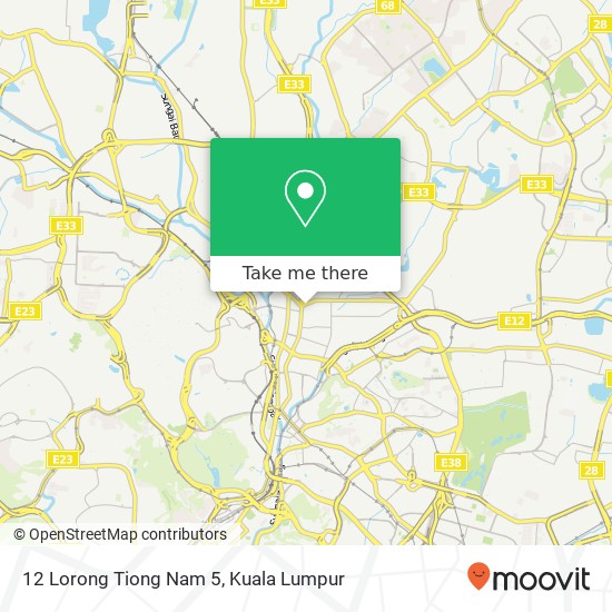 12 Lorong Tiong Nam 5 map