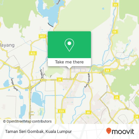 Taman Seri Gombak map