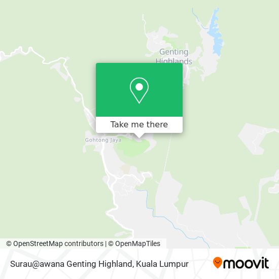 Surau@awana Genting Highland map