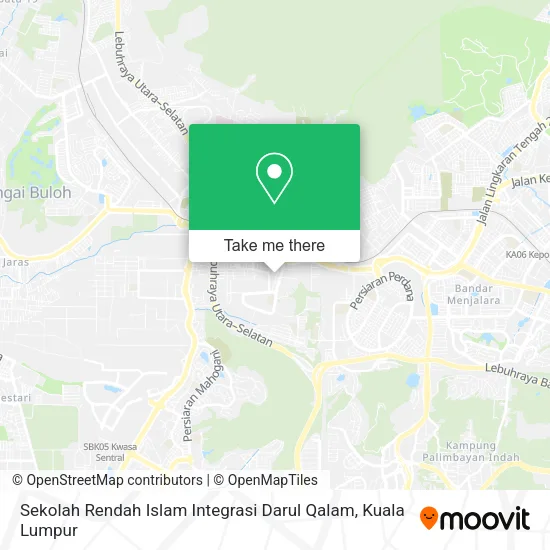 Peta Sekolah Rendah Islam Integrasi Darul Qalam