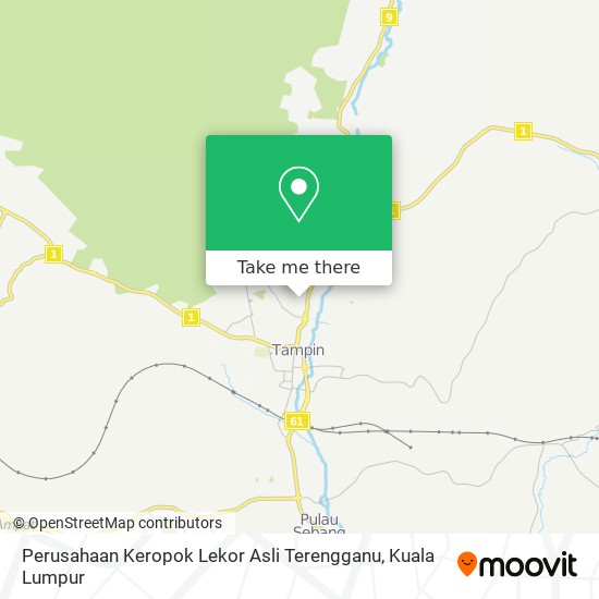 Perusahaan Keropok Lekor Asli Terengganu map