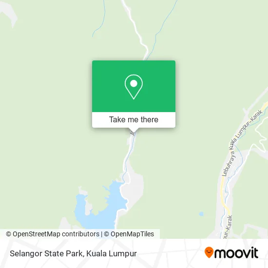 Selangor State Park map
