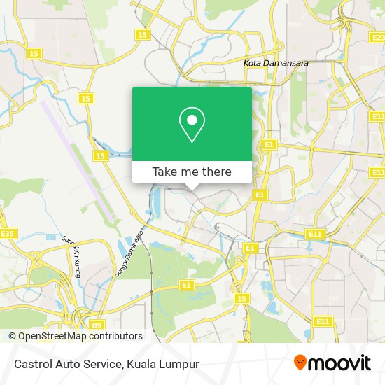 Castrol Auto Service map