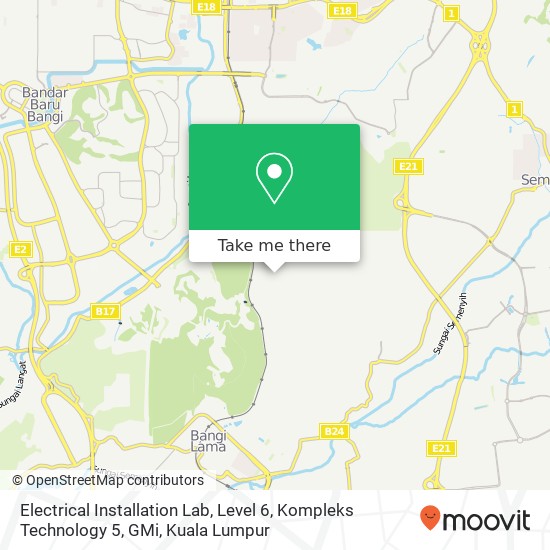 Electrical Installation Lab, Level 6, Kompleks Technology 5, GMi map