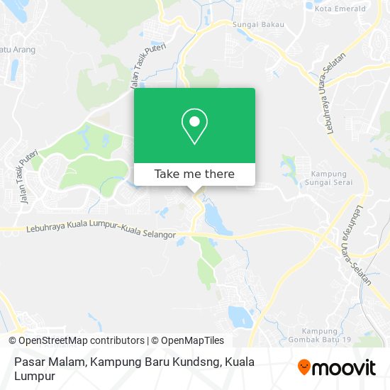 Pasar Malam, Kampung Baru Kundsng map