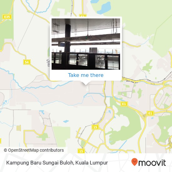 Kampung Baru Sungai Buloh map