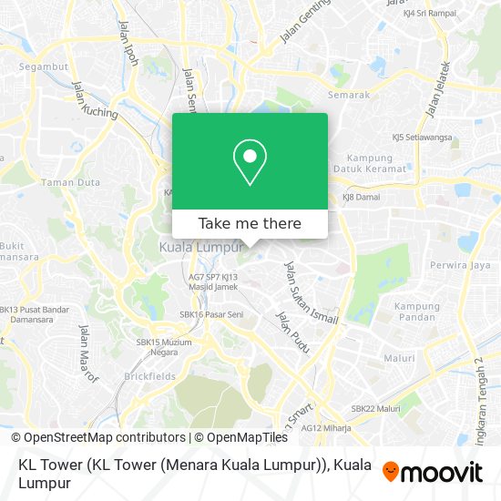 KL Tower (KL Tower (Menara Kuala Lumpur)) map