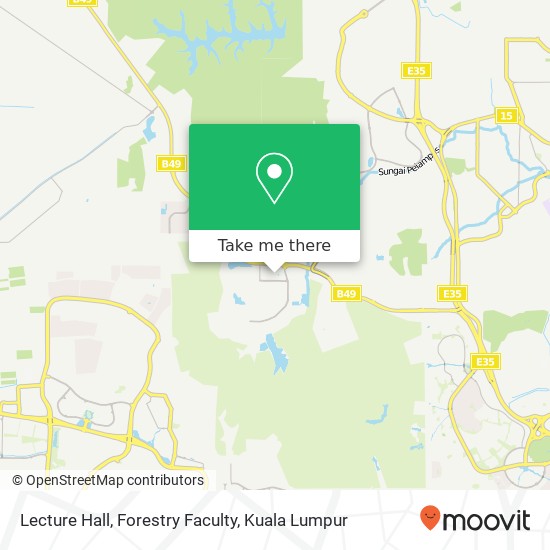 Lecture Hall, Forestry Faculty map