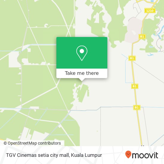 TGV Cinemas setia city mall map
