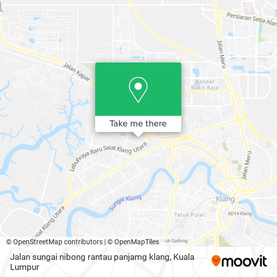 Jalan sungai nibong rantau panjamg klang map