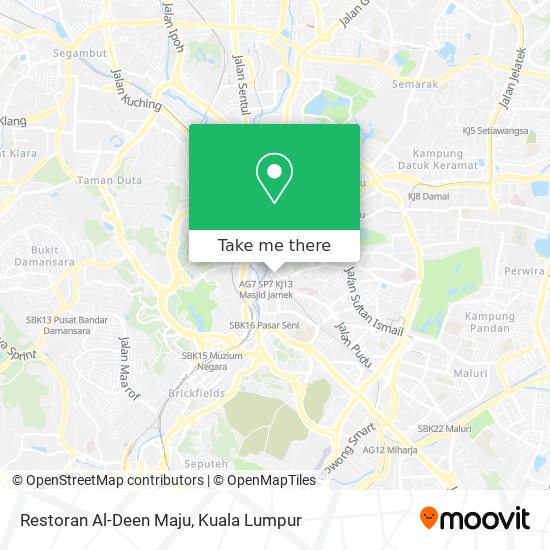 Restoran Al-Deen Maju map