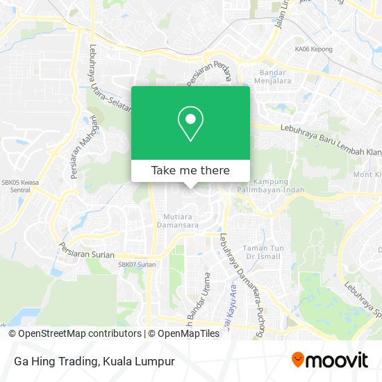 Peta Ga Hing Trading
