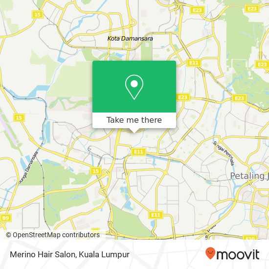 Merino Hair Salon map