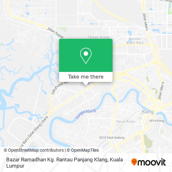 Peta Bazar Ramadhan Kg. Rantau Panjang Klang
