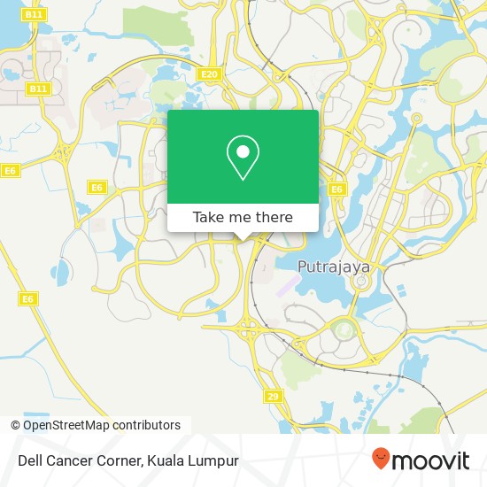 Dell Cancer Corner map