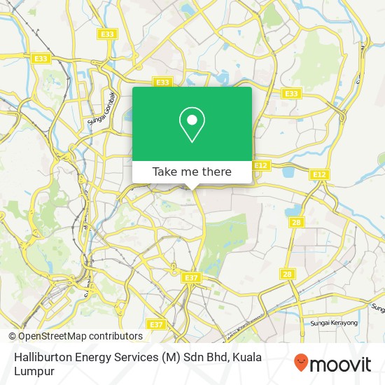 Halliburton Energy Services (M) Sdn Bhd map
