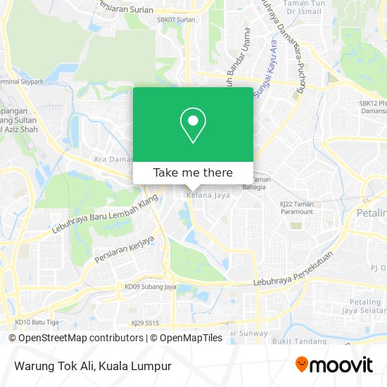 Warung Tok Ali map