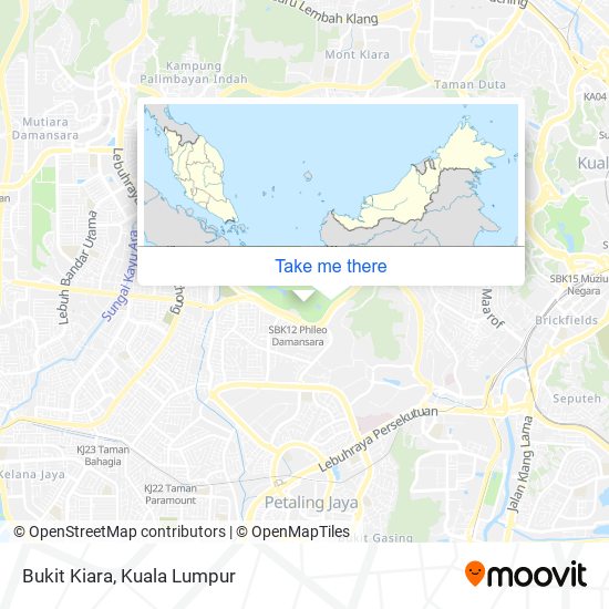 Peta Bukit Kiara