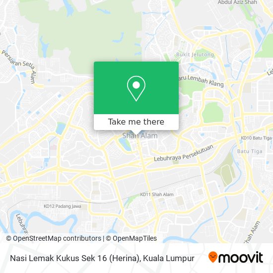 Nasi Lemak Kukus Sek 16 (Herina) map