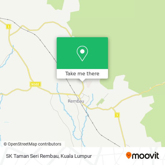 SK Taman Seri Rembau map