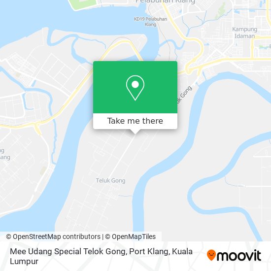 Peta Mee Udang Special Telok Gong, Port Klang
