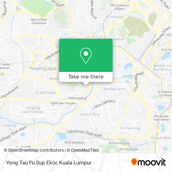Yong Tau Fu Sup Ekor map