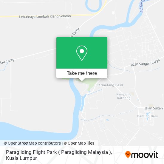 Paragliding Flight Park ( Paragliding Malaysia ) map