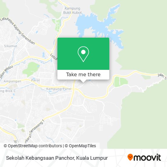 Sekolah Kebangsaan Panchor map