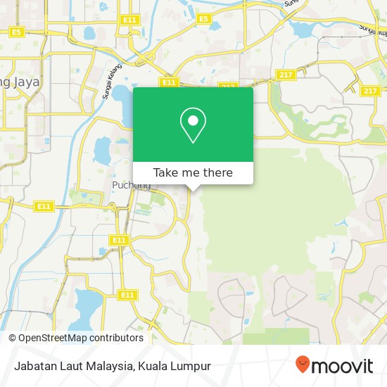 Jabatan Laut Malaysia map