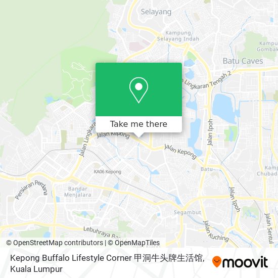 Kepong Buffalo Lifestyle Corner 甲洞牛头牌生活馆 map