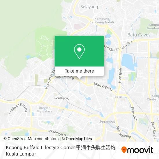 Kepong Buffalo Lifestyle Corner 甲洞牛头牌生活馆 map