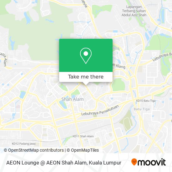 AEON Lounge @ AEON Shah Alam map