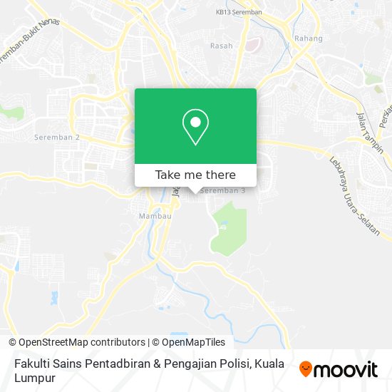 Peta Fakulti Sains Pentadbiran & Pengajian Polisi