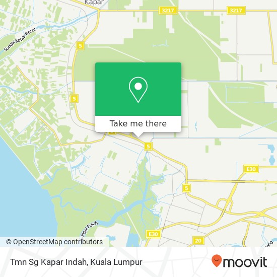 Tmn Sg Kapar Indah map