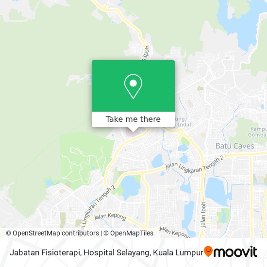 Jabatan Fisioterapi, Hospital Selayang map