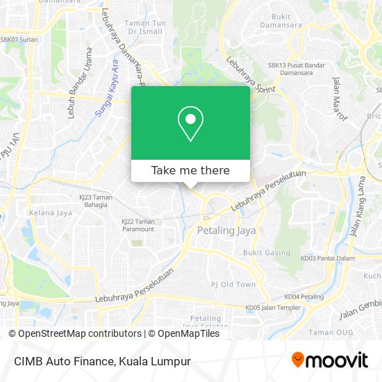 CIMB Auto Finance map