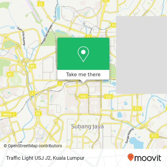 Traffic Light USJ J2 map