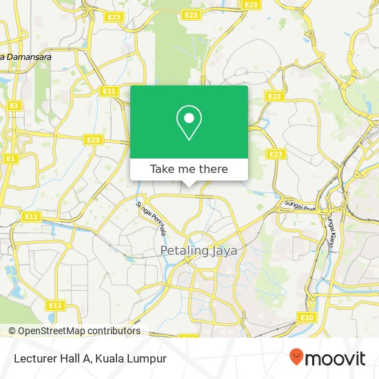 Lecturer Hall A map