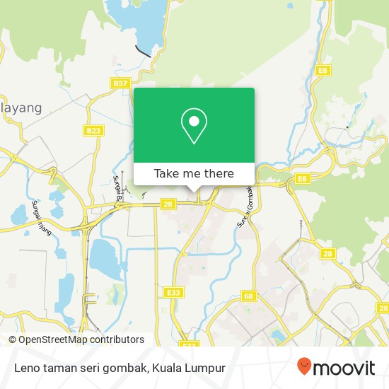 Leno taman seri gombak map