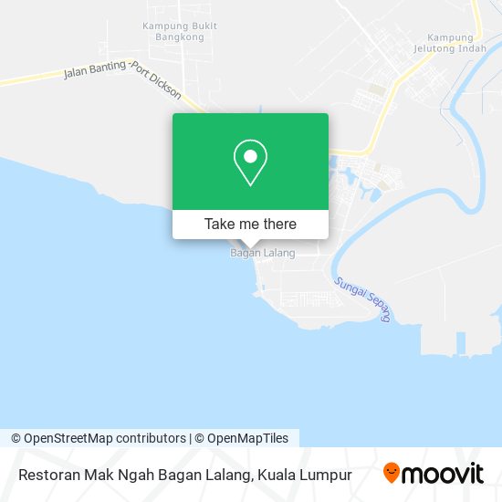 Restoran Mak Ngah Bagan Lalang map