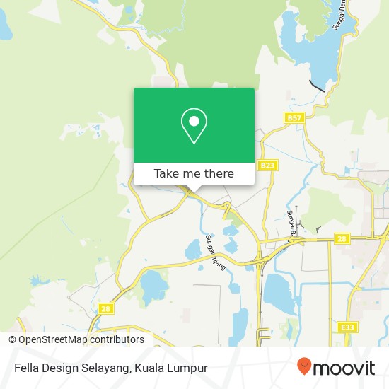 Fella Design Selayang map