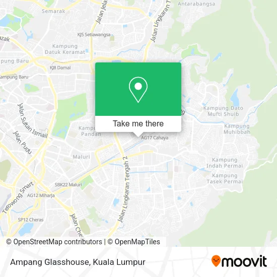 Ampang Glasshouse map