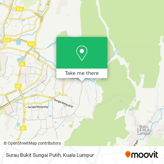 Surau Bukit Sungai Putih map