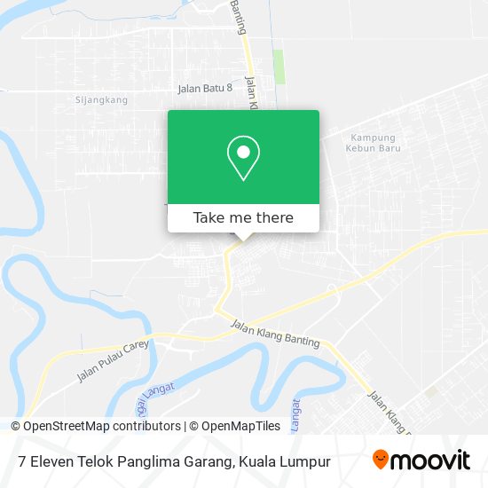 7 Eleven Telok Panglima Garang map